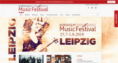 Desktop Screenshot of korsholmmusicfestival.fi